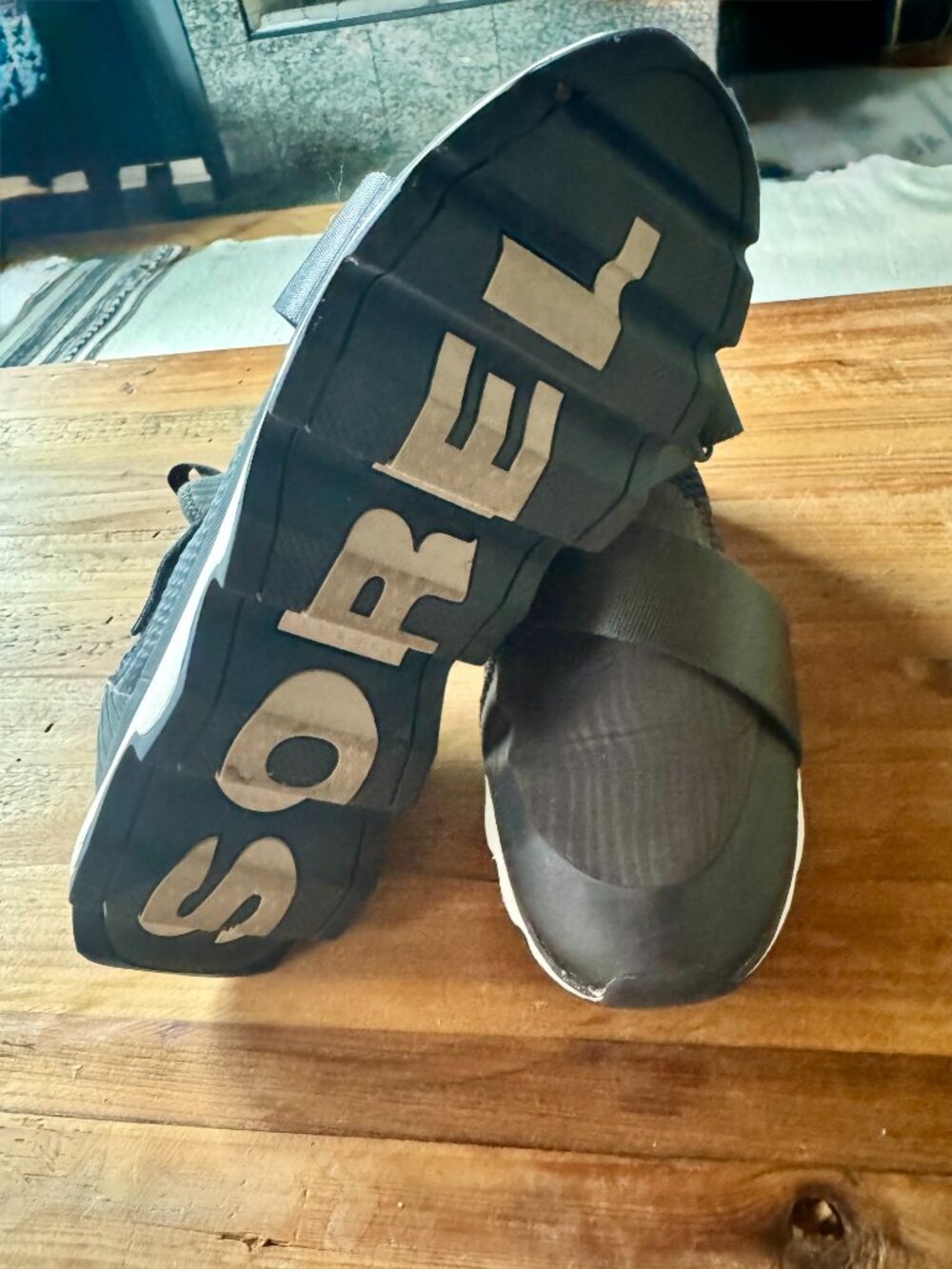 Sorel Kinetic Women’s Sneakers in Olive Green - Picture 5 of 5